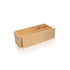 Wooden gift box for 1 bottle eco